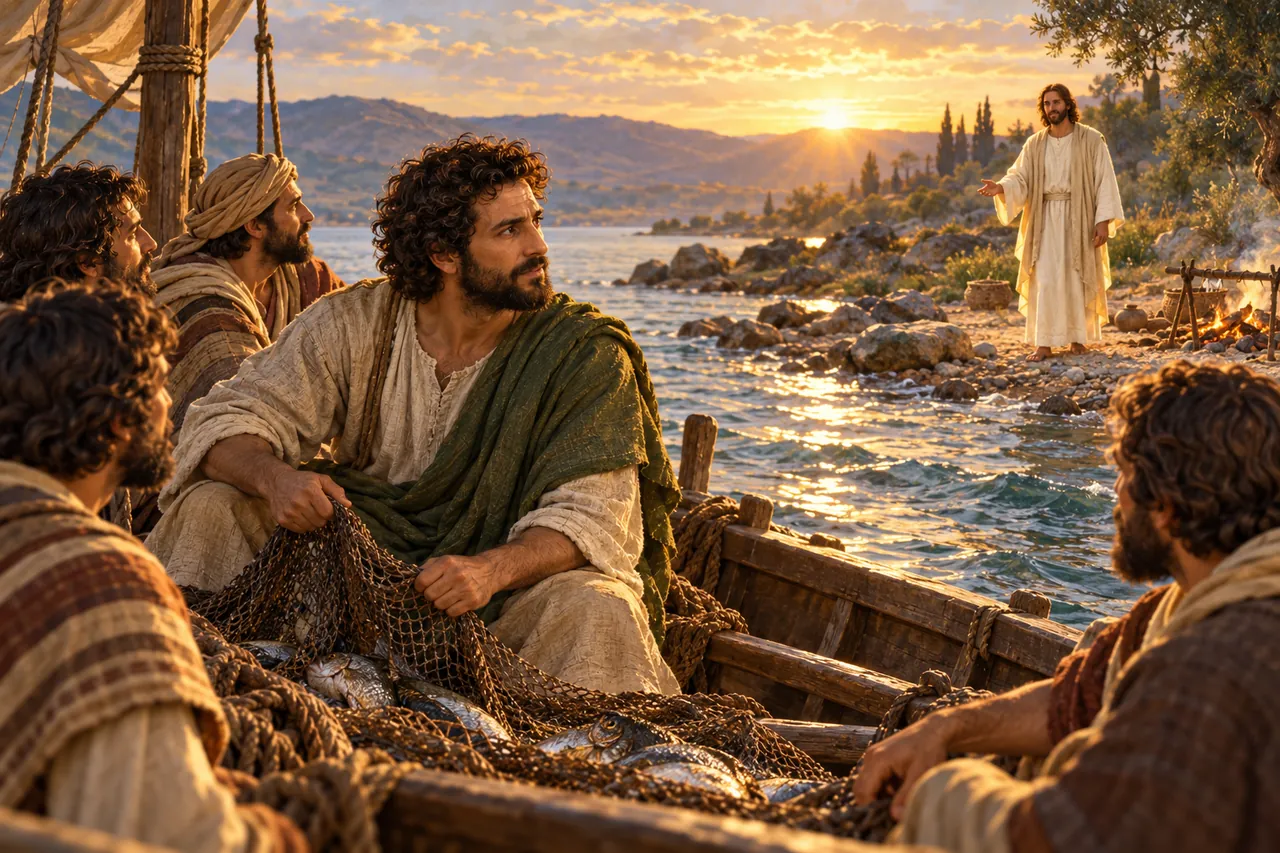 Illustration of Bartholomew — A witness by the lake