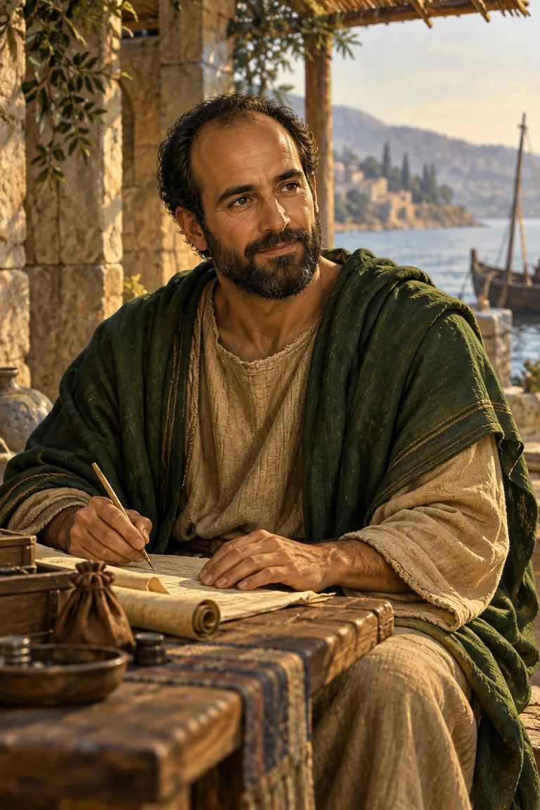 Imaginative portrait of Matthew