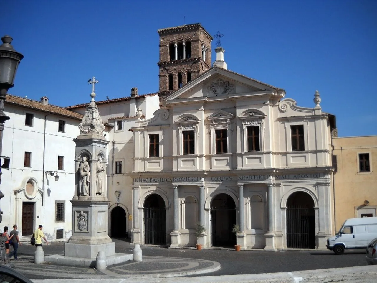 The church of San Bartolomeo all’Isola on Tiber Island, Rome.