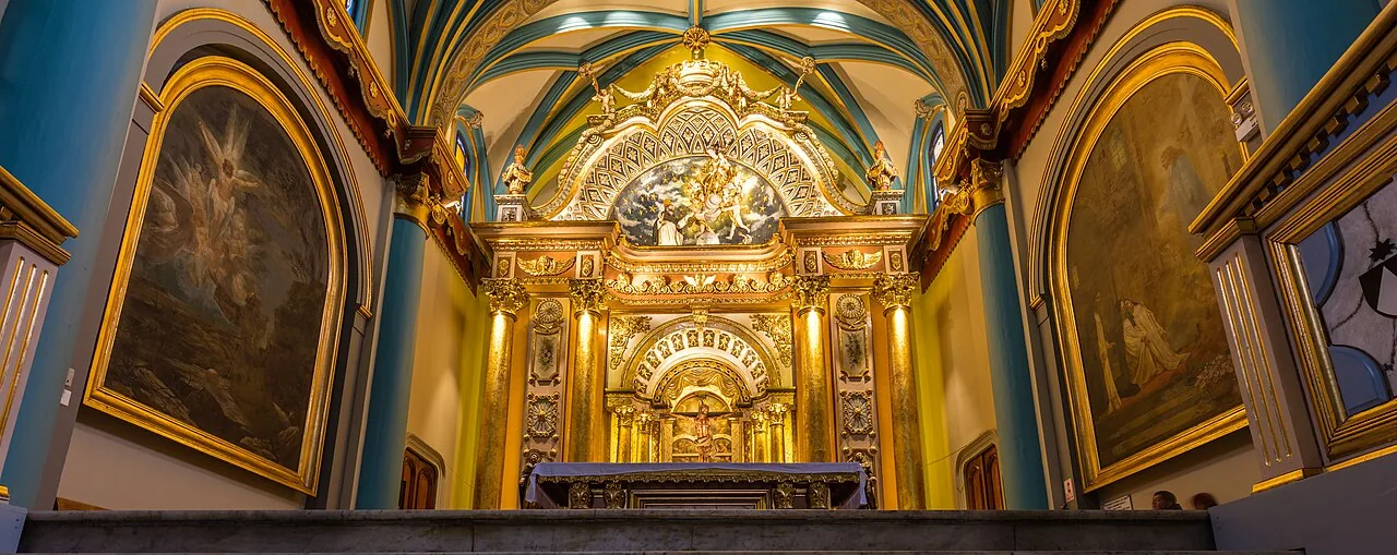 Interior of Santo Domingo Church, Lima, 2015.
